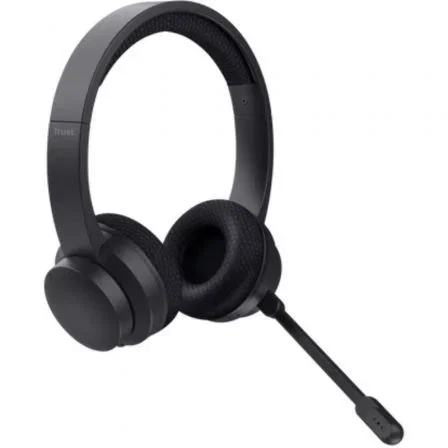Trust Ayda ENC Auriculares Inalámbricos con Micrófono, Negros